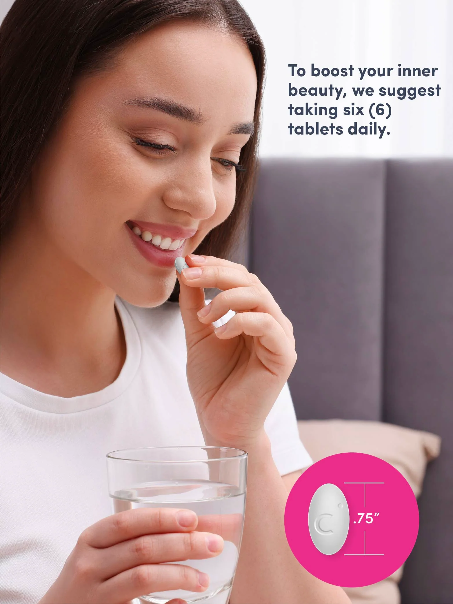 Grassfed Collagen Peptides + C, 6000 mg, 250 Caplets - Image 5