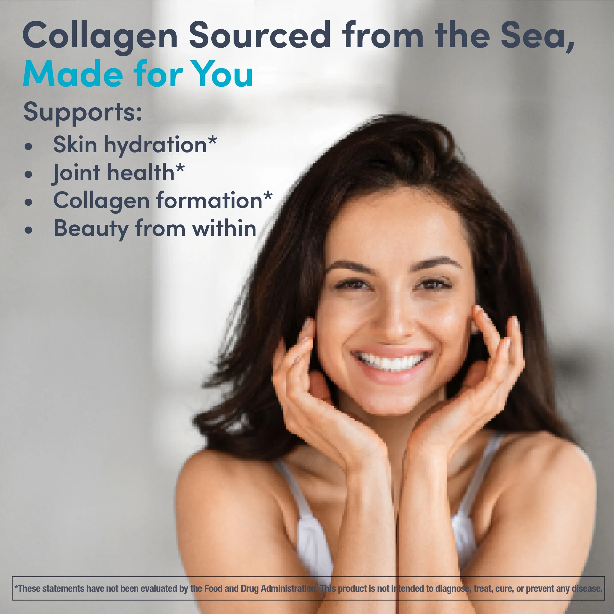 Marine Collagen Peptides + Hyaluronic Acid, MSM & C, 7 oz (200 g) Powder - Image 6