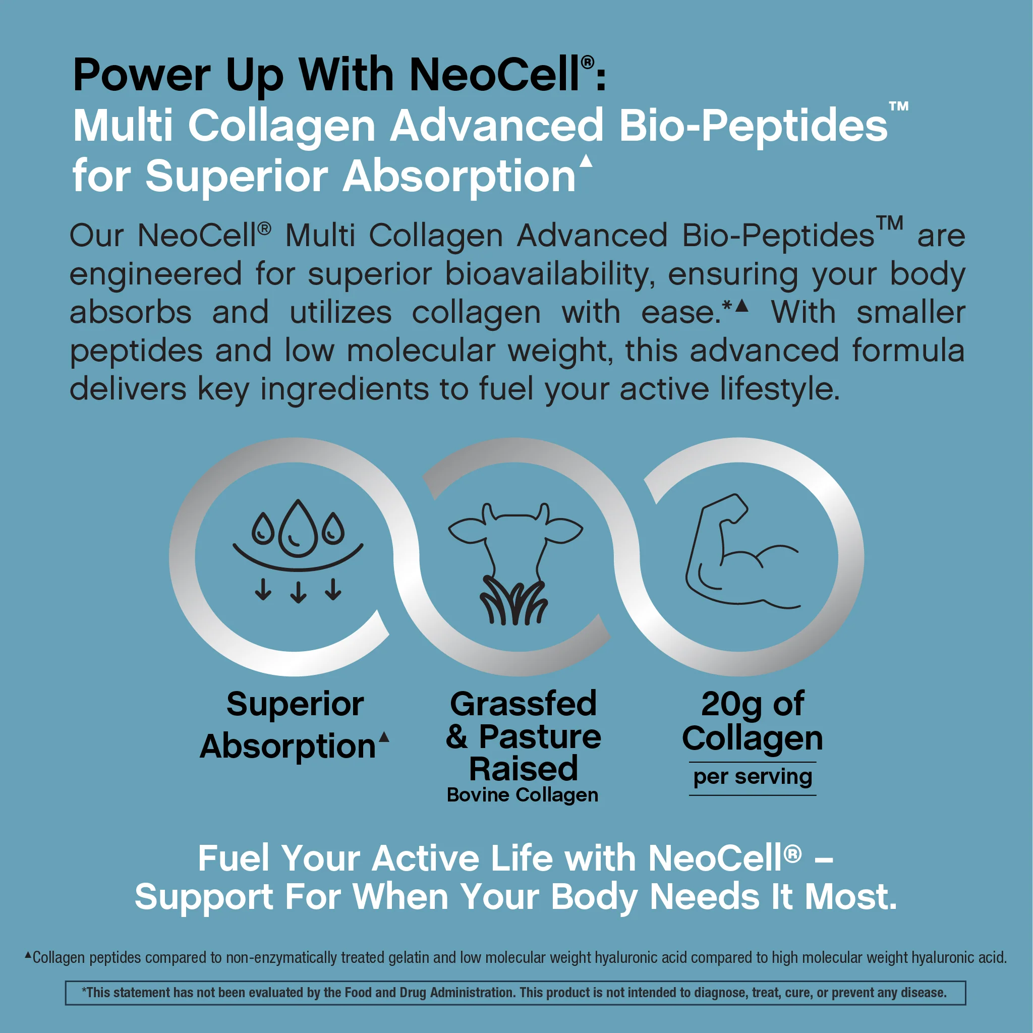 Multi Collagen Advanced Bio-Peptides, 10 oz (283 g) Powder - Image 7