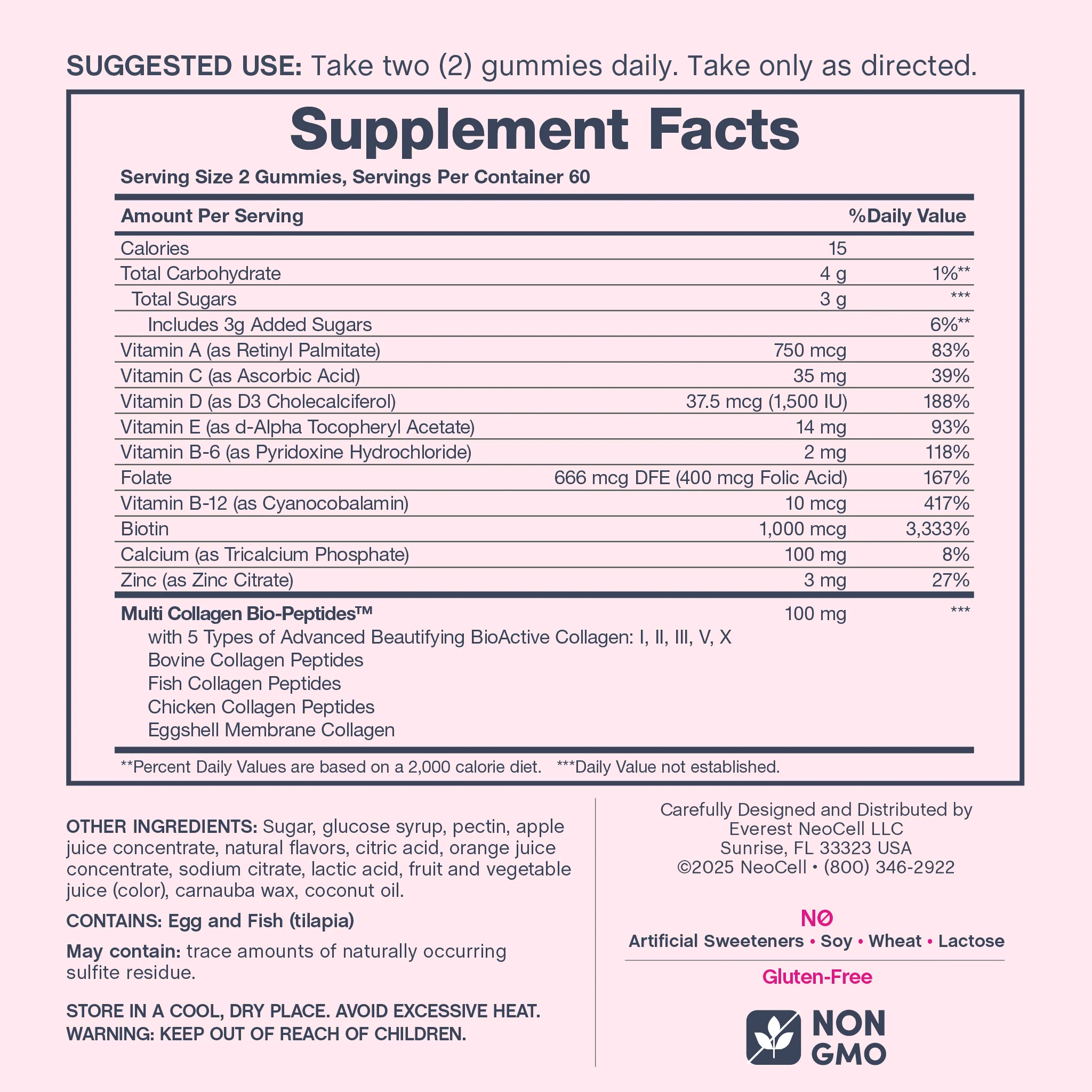Women's Multi Gummies Advanced Berry-licious Beauty Flavor, 120 Tasty Gummies - Image 3